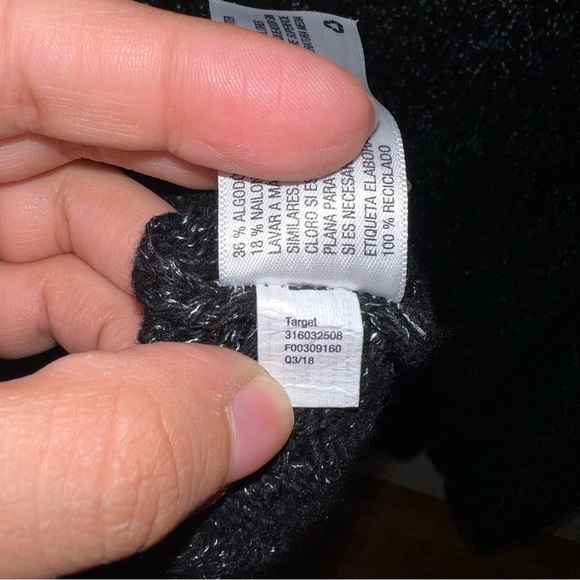 Know Rose Dark Green Ruffle Shoulder Cotton and Wool Blend Knit Sweater Size XXL - Picture 8 of 13